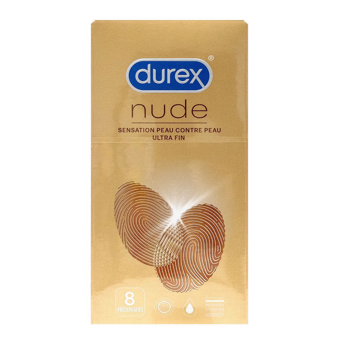 Durex - Nude - 8 préservatifs