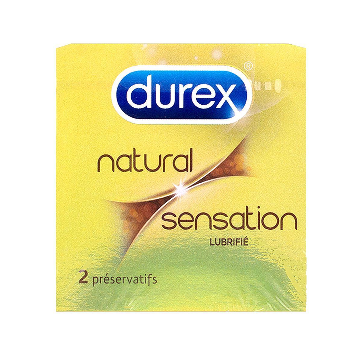 Natural sensation lubrifiés 2 préservatifs