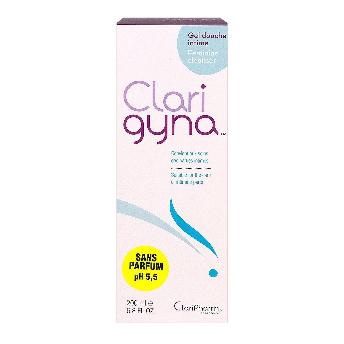 Clarigyna gel douche intime 200ml