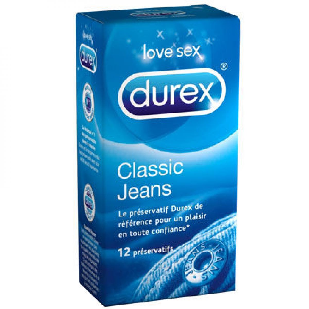 Durex - Classic Jeans - 12 préservatifs