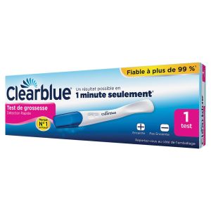 Clearblue - test de grossesse - 1 minutes seulement - 1 test