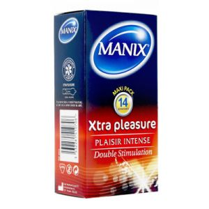 Manix - Xtra pleasure Plaisir intense - 14 préservatifs
