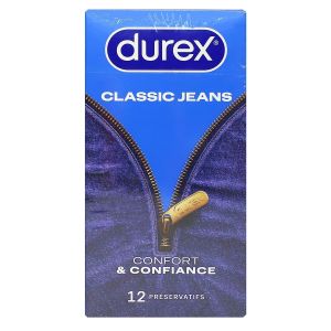 Classic Jeans 12 préservatifs lubrifiés confort et confiance
