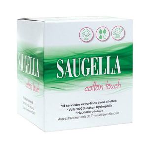 Saugella - Serviette extra-fines Jour - 14 serviettes