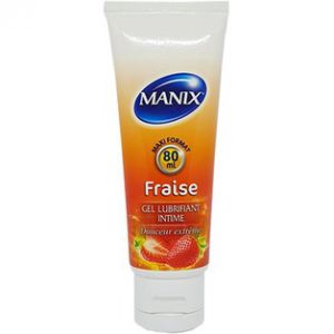 Manix - Gel lubrifiant intime Fraise - 80ml