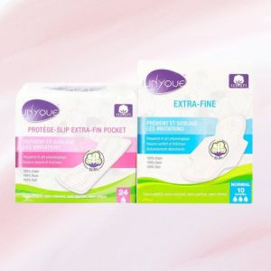 10 serviettes + 24 protège-slips