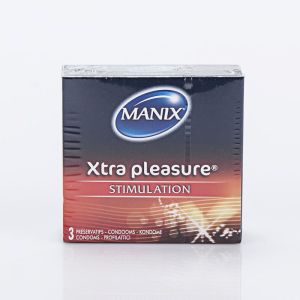 Manix - Xtra pleasure Stimulation - 3 préservatifs