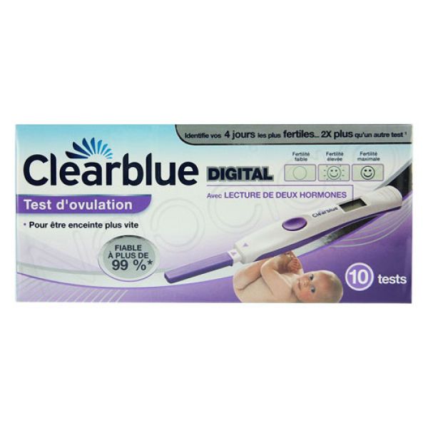 Clearblue - Test d'Ovulation Digital - 10 tests