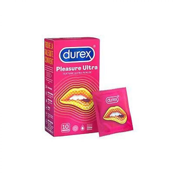 Durex - Pleasure Ultra - 10 préservatifs