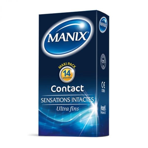 Manix - Contact sensations intactes - 14 préservatifs