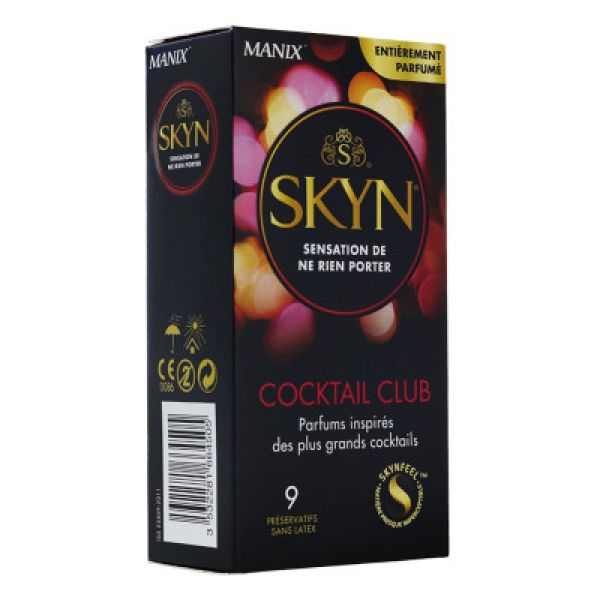 Manix - Skyn Cocktail Club - 9 préservatifs