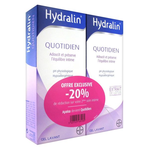 Hydralin Quotidien - Gel lavant