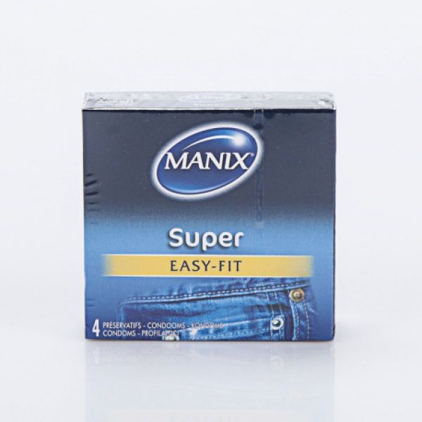 Manix - Super Easy-Fit - 4 préservatifs