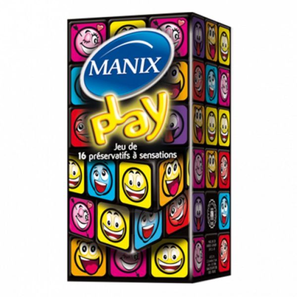 Manix Play - Jeu de 16 préservatifs à sensations