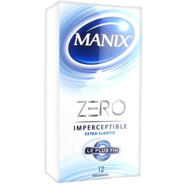 Manix - Zero imperceptible - 12 préservatifs